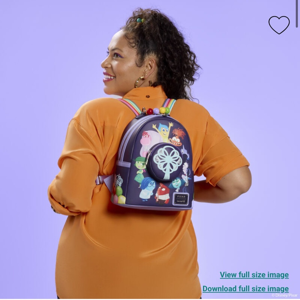 Loungefly Inside Out 2 Light-Up Mini Backpack - Picture 2 of 10